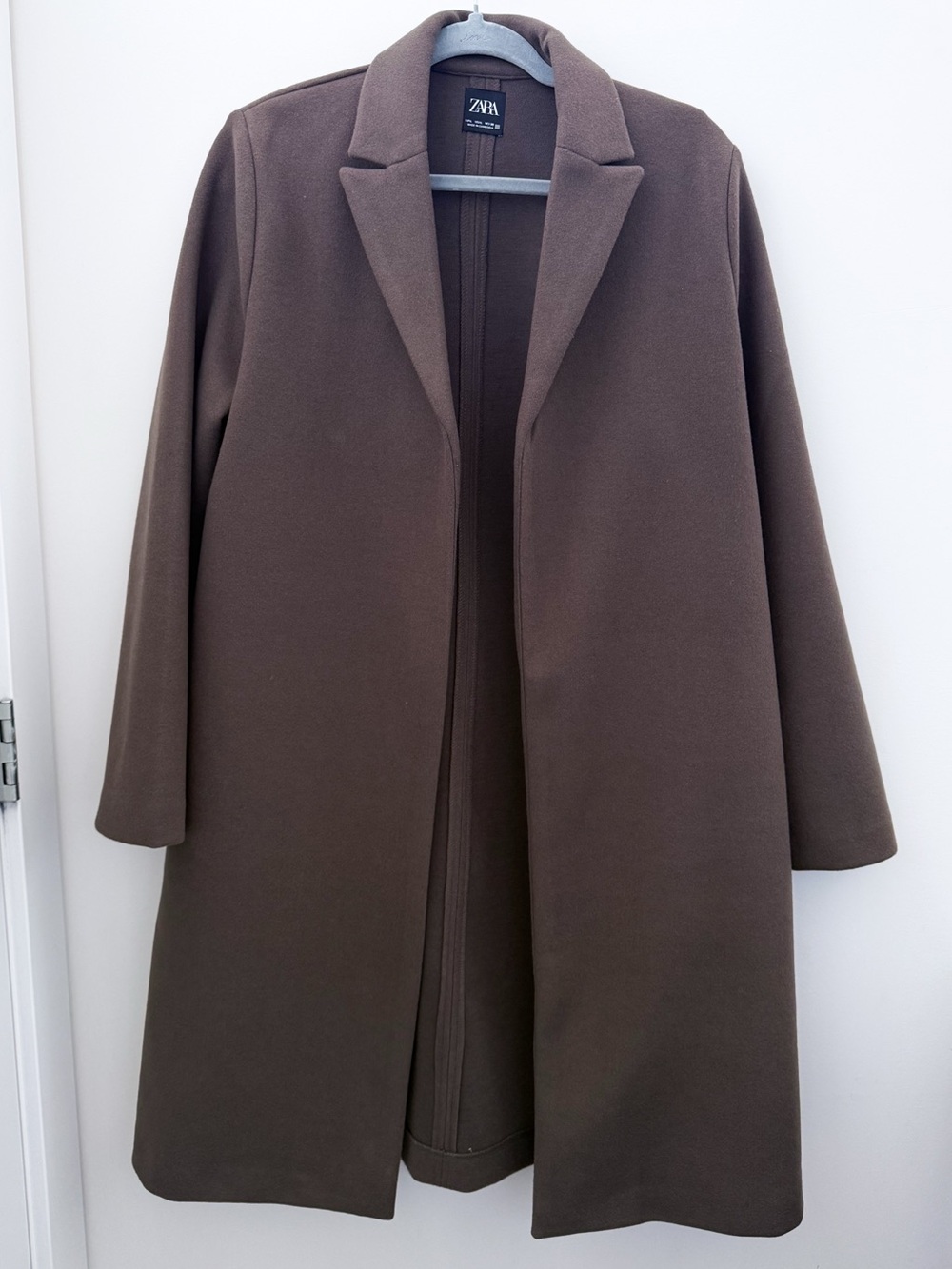 Zara Chocolate Brown Long Trench Coat